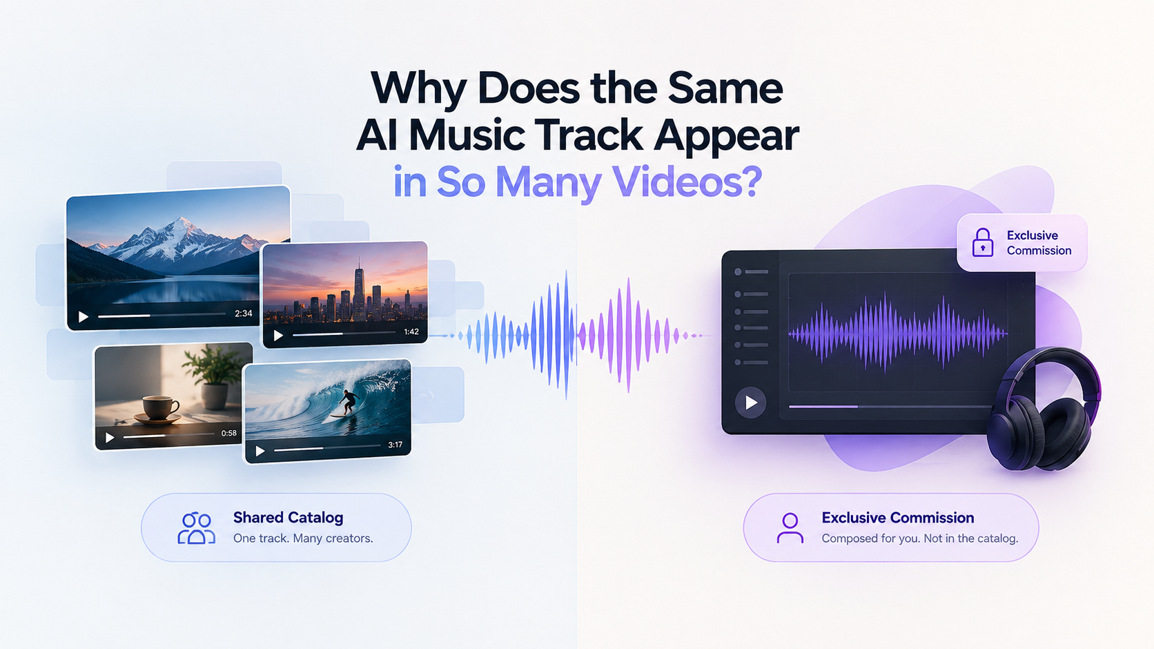 Why Does the Same AI Music Track Appear in So Many Videos?